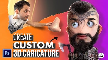 How to create a custom 3D Caricature in Photoshop | Photoshop Tutorial