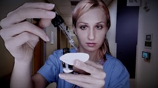 NOVICE NURSE Does ASMR Cranial Nerve Exam | Medical Role Play