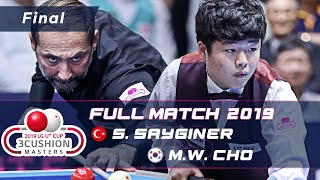 Final  Semih SAYGINER vs Myung Woo CHO (2019 LG U+ CUP 3CUSHION MASTERS)