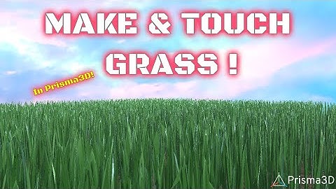 Create 3D  Grass in Prisma3D