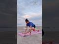 Yoga, Sand & Sea #yogaurmi #urmiyogaacademy #yogawithurmipandya #shorts #short #yoga #beach #goa #yt
