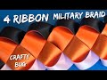 4 RIBBON MILITARY BRAID homecoming mum braids and chains DIY HOMECOMING MUMS #craftybug #homecoming