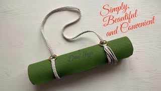 Tutorial Macrame Yoga Strap