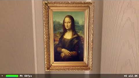 AR Mona Lisa with occlusion