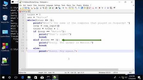 Guessing Game Using While Loop In Python For Absolute Beginner On Windows 10 & Mac OS Sierra #32