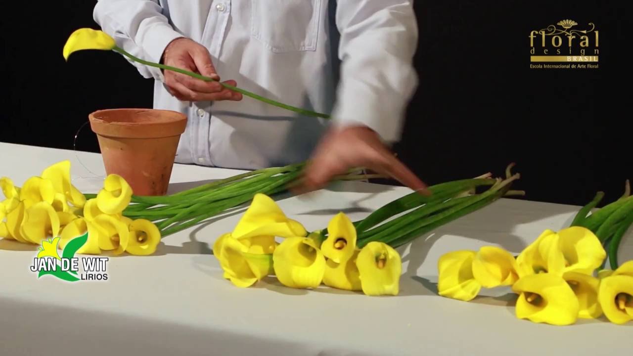 Buquê de flores em formato de gota com callas ou copos de leite