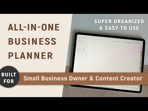 2025 Digital Planner for Small Business Owner, Goodnotes Business Planner