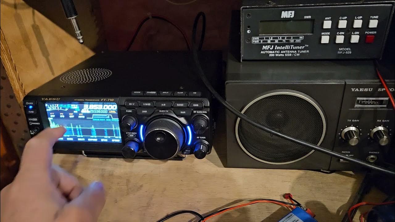ft710 ham Thanksgiving day - YouTube