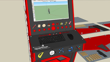 SketchUp Arcade Cabinet 3D Model