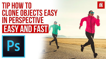 TIP 1. How to clone objects in perspective - Photoshop CC 2019