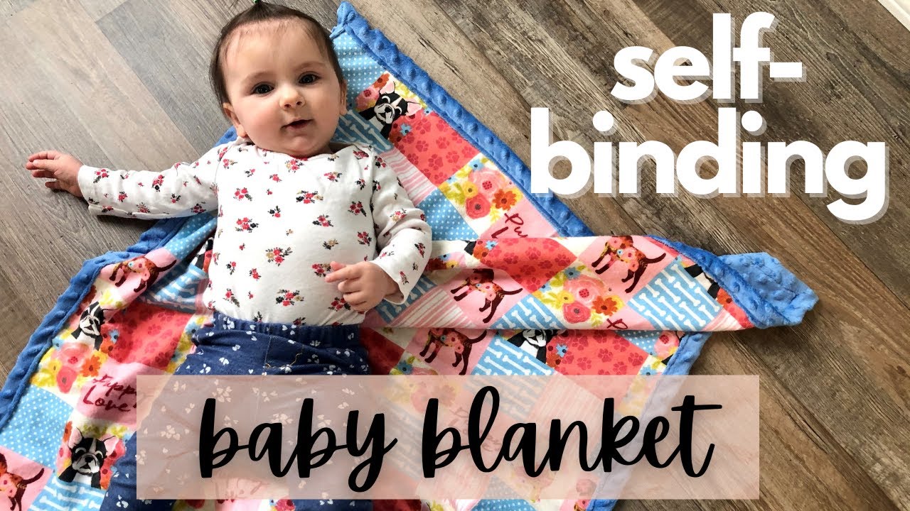 Sew a Double Minky Satin Bound Baby Blanket