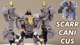 Transformers Legacy Evolution Core Class Scarr and Grimlock Volcanicus
