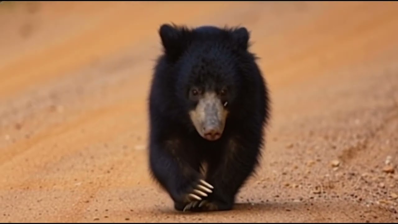 जंगल का रहस्यमयी निवासी: स्लॉथ बियर की अनकही कहानी"