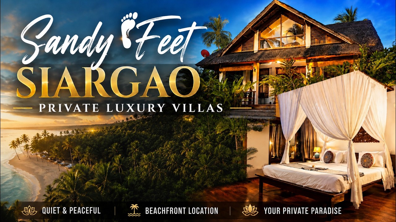 Hidden Luxury in Siargao 🇵🇭 | Sandy Feet Siargao Villa Review