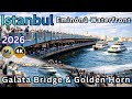 Istanbul Eminönü Waterfront City Ambience | Static Views of Bosphorus, Galata Bridge &amp; Golden Horn