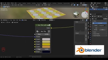 Blender Tutorial - Procedural Hexagonal Tiles