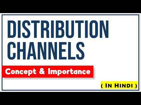 DISTRIBUTION CHANNELS IN HINDI | Concept, Importance, Types with Examples | Marketing Management ppt