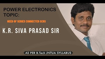 SERIES CONNECTION OF SCRS