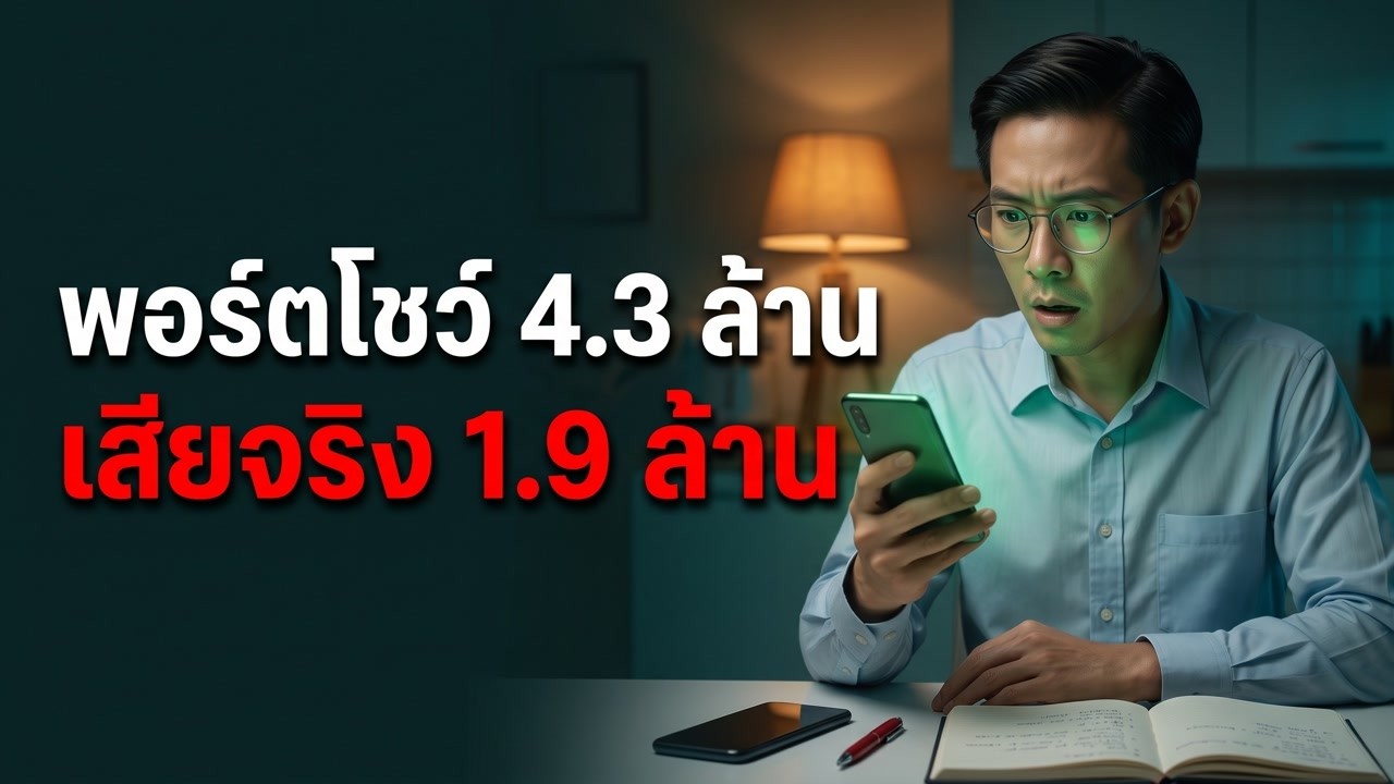 นักบัญชีเข้า "ห้องเรียนทองคำ"... พอร์ต 4.3 ล้าน เสียจริง 1.9 ล้าน |