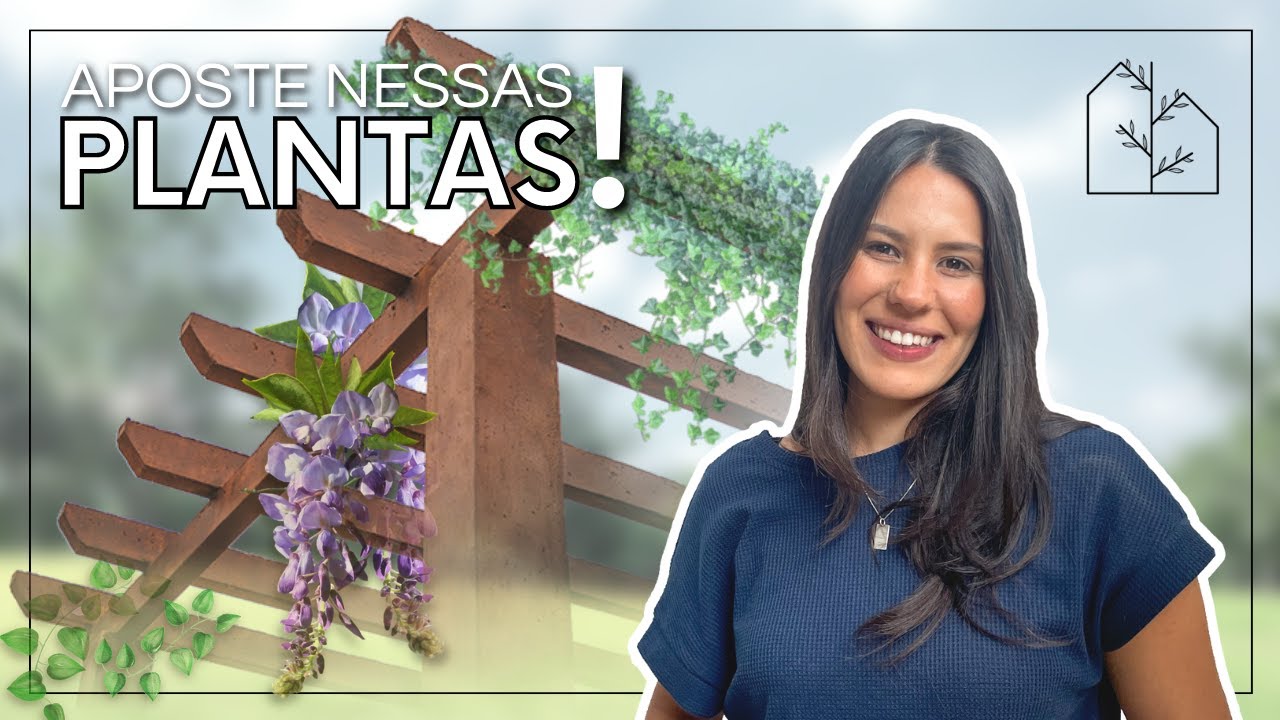 15 PLANTAS PARA DEIXAR SEU PERGOLADO MAIS BONITO! | O que você precisa saber sobre trepadeiras!