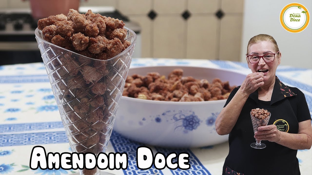Sabe aquele AMENDOIM DOCE  do Shopping ? Aqui está a receita | Amendoim Doce com 3 Ingredientes #387