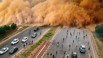 Desert Storms: Sand and Dust Takeovers Caught on Camera!
