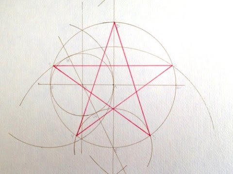 Video: How To Draw A Pentagram