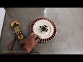 como calar motor stator de lavadoras LG y otras marcas? por que tiembla mi lavadora LG washer stator