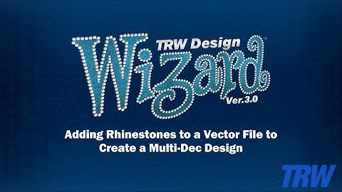 Adding Rhinestones to a Vector File to Create a Multi-Dec Design
