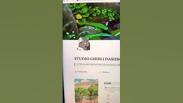 pov : you are a studio ghibli fan and you found the best notion template #notion #notionapp #notion