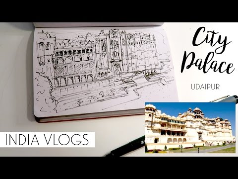 udaipur  Travel notes  Bianca Tschaikner  Art ceramics  illustration