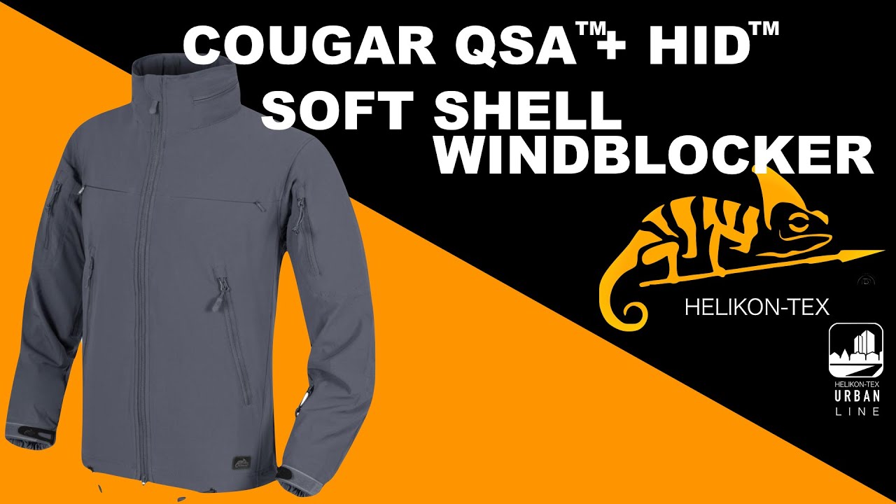 Helikon-Tex - Cougar® QSA™ + HID™ - Soft Shell Windblocker - YouTube