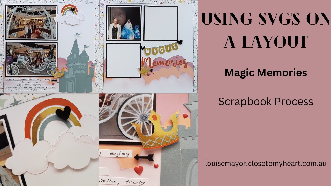 Using SVG's on a Layout/Scrapbook Process - YouTube