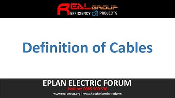 Definition of Cables | EPLAN Education