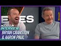 Bryan cranston  aaron paul gush over their friendship