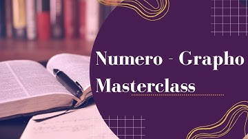 Numero Grapho Masterclass Live
