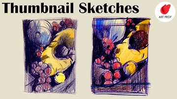 THUMBNAIL Sketches: Tutorial for Self-Taught Artists and Beginners
