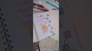 فكرة لتزيين دفتر اللغة الفرنسية والانجليزية❤️🌹