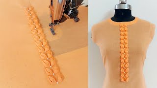 इतनी खूबसूरत Kurta Patti और Pearls के साथ बनाएं बिलकुल नया Neck डिज़ाइन | Neck Design with Pearls