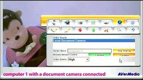 AVerVision CP300 portable document camera training video Using the Networking Feature
