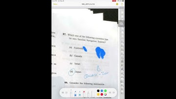 Which One of the following countries has its own satellite navigation system| upsc 2023 que today