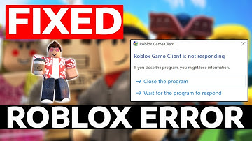 How To Fix Roblox Game Client is Not Responding (2025)