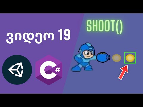 19. იარაღიდან ტყვიის სროლის ფუნქციონალი