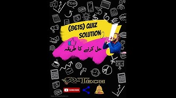 8615 Code Quiz Solution||Workshop Quiz 8615 Answers|| Aiou|B.Ed QUIZ SOLVE