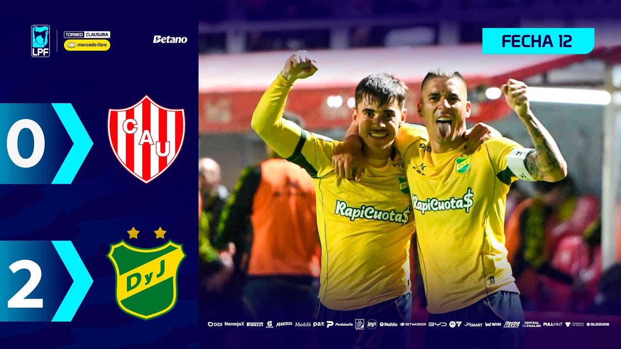 [아르헨티나 리그] UNIÓN 0 : 2 DEFENSA Y JUSTICIA | Resumen del partido | #TorneoMercadoLibre Clausura 2026 🏆