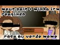 meus pais + minha irmã reagindo você quer rosa ou verde [meme] (02/??)
