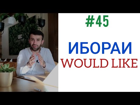 #45 Ибораи - WOULD LIKE #английский #грамматикаанглийскогоязыка #душанбе #таджикистан #would