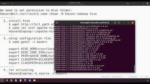 Lesson 16 Apache Hive installing and testing
