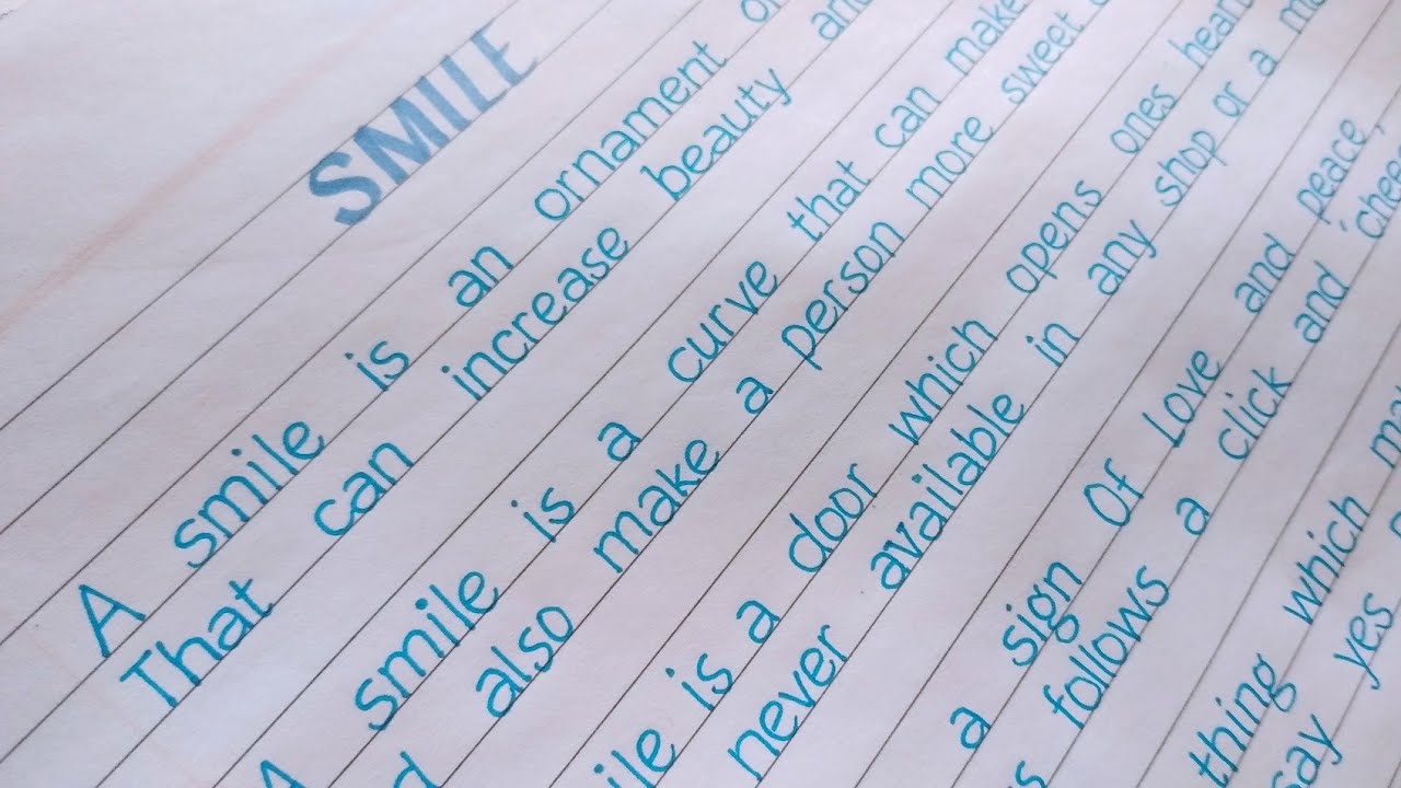 || Print Handwriting || SMILE 😄 || Super Clean Handwriting ||