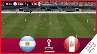 ⚽Argentina vs Peru - Eliminatorias Qatar 2022, Partido Completo (Oct 14, 2021)